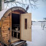 Home even de deur open om te koelen